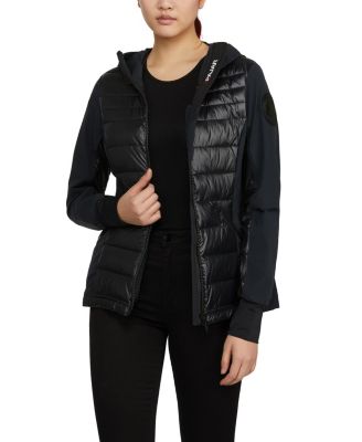 Women's Cressy Mixed Media Channel Quilted Stretch Puffer