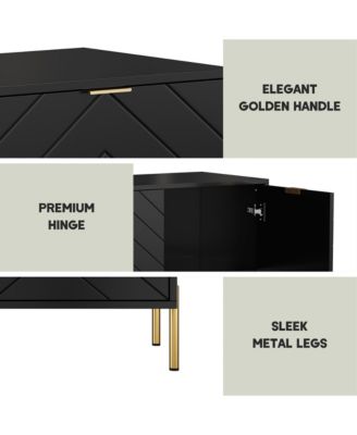 2-Door Accent Cabinet Storage Cabinet