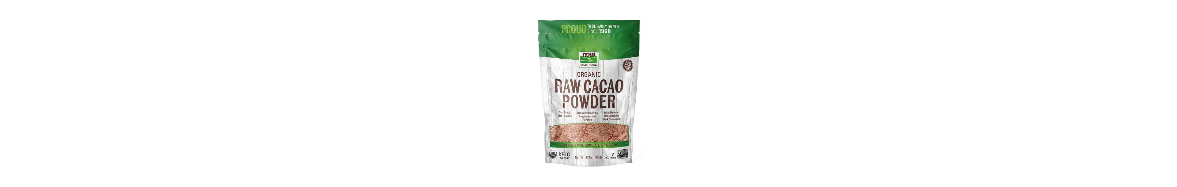 Now Foods Raw Cacao Powder, 12 Oz