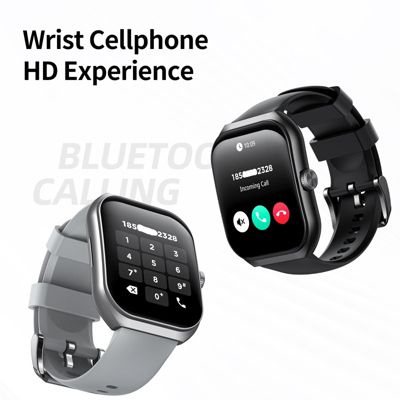 Smart Watch with 2.1" HD Touchscreen, Bluetooth Calling, Wellness Tracking, Bonus Leather Strap Included