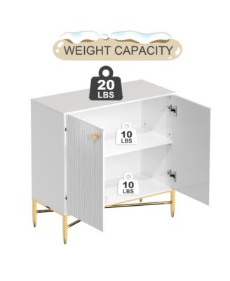 2 Door Locker Manufactured Wood/Metal Accent Cabinet