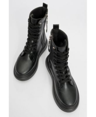 Nicolas Leather Combat Boot (Women)