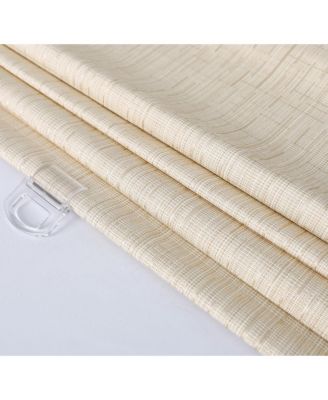 Shadisfy Polyester Pueblo Roman Blind 23x64" Pepper