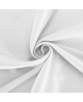 2 Piece Solid Colored Room Darkening Grommet Top Thermal Window Curtain Panels - 50" x 45" - Light Beige