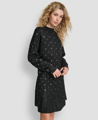 Women's Studded Pull On Sweater