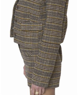 Women's Billie Plaid Micro Short