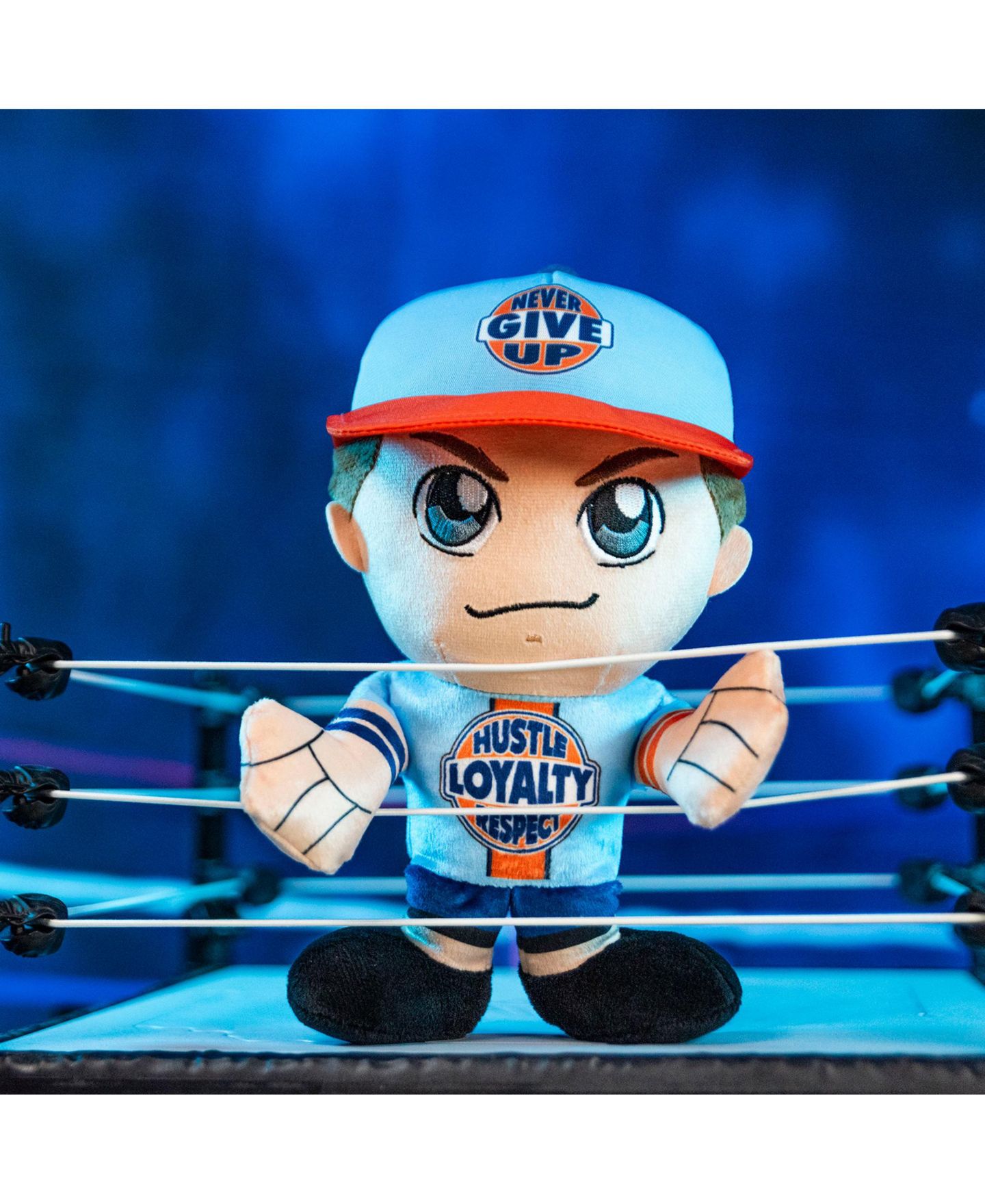 Детская мягкая игрушка Bleacher Creatures WWE John Cena 8" Kuricha Plush - Soft Chibi Inspired Wrestling Superstar — фото 6