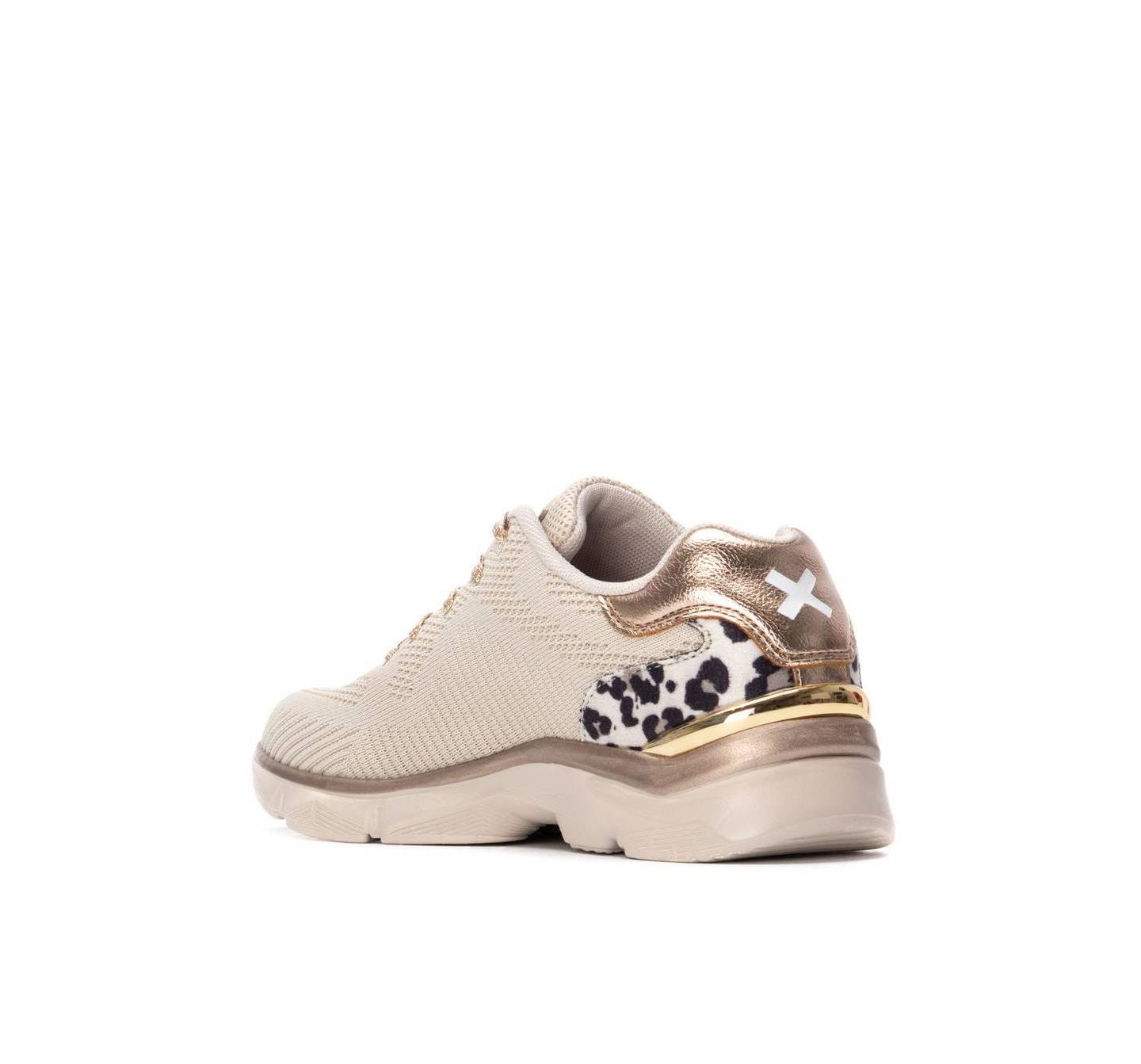 Женские кроссовки XTI Lace-Up Casual, цвет: Бежевый — фото 3