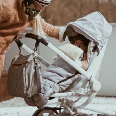 Baby Coverbaby Arctic Organic Wool Adjustable Footmuff