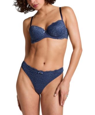 Hunkemoller Women's Marine Thong