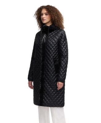 Women’s Peridot Diamond Quilted Longline Shacket