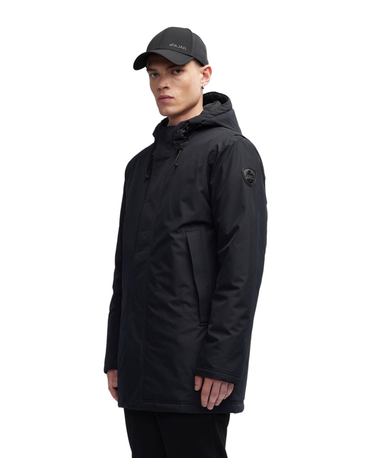 Pajar Cam Lightweight Walking Coat In Black