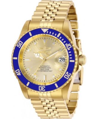 Men's 29185 Pro Diver Automatic 3 Hand Champagne Dial Watch