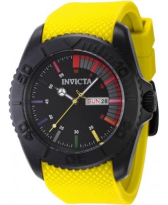 Men's 44733 Pro Diver Automatic 3 Hand Black Dial Watch