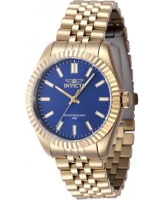 Women's 47506 Specialty Quartz 3 Hand Blue Dial Watch