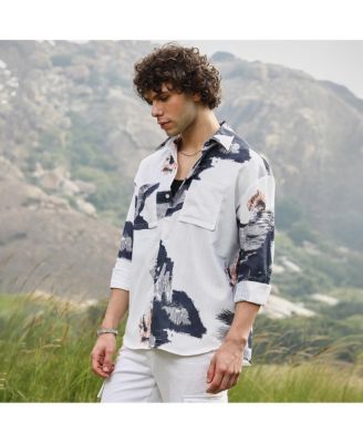 Men's Ethereal Strokes Oversized Shirt