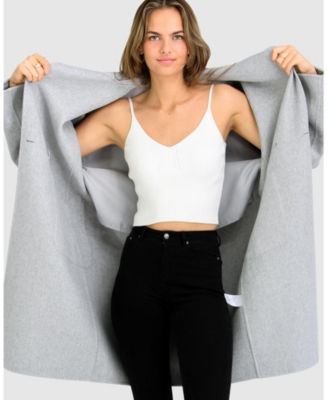 Women's Publisher Double Breasted Wool Blend Coat