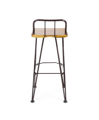 Streamdale Denali Outdoor Acacia Wood Patio Bar Stool Set of 1