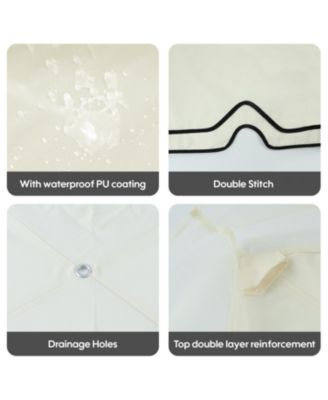 Streamdale 10x10 Gazebo Canopy Replacement - Beige (Frame Not Included)