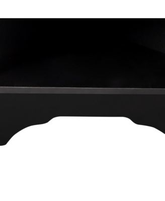 Streamdale Corner Hall Tree with Shoe Bench and Coat Hooks