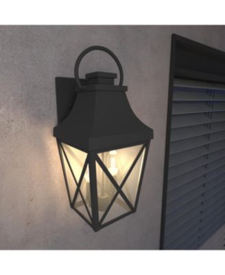 Waterproof Wall Sconce with Clear Glass Shade for Outdoor Use