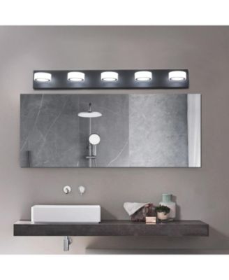 LED Vanity Lights Fixtures Over Mirror Bath Wall Lighting 5-Light
