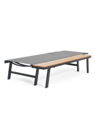 Chaise Lounge Set with Adjustable Mesh Seating