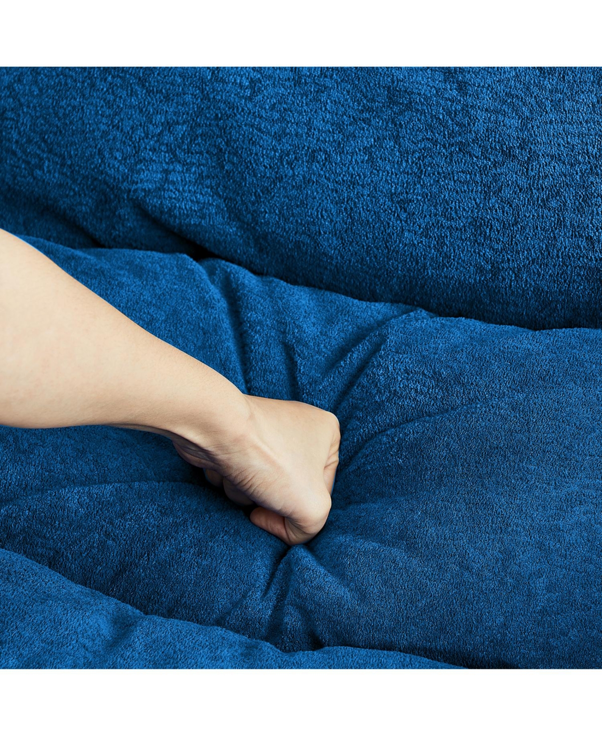 Streamdale Furniture Convertible Sofa Chair Bed - Blue