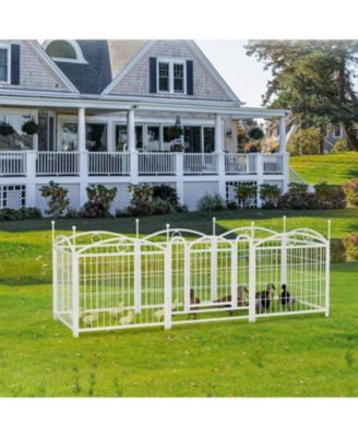 Dog Playpen 24" 8 Panel Metal Pet Fence