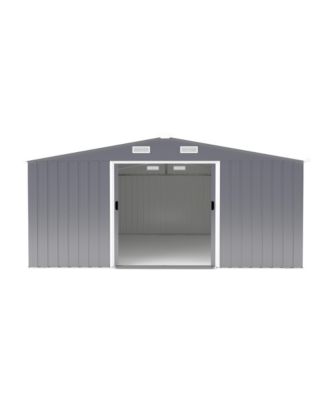 Streamdale Campcraft 10x12ft Steel Storage Shed w/ Windows - 2 Colors