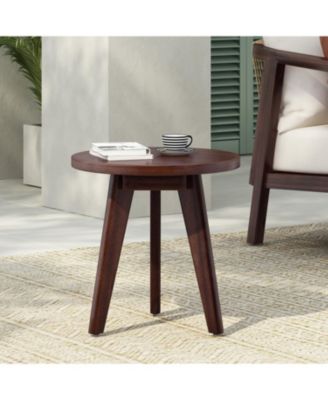 Funky Mod Acacia End Table