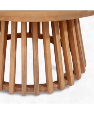 Acacia Wood Patio Coffee Table