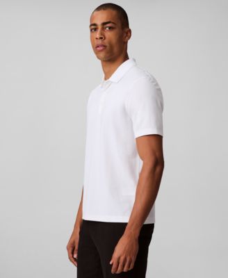 Men’s Short Sleeve Stretch Jacquard Polo Shirt