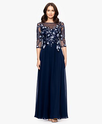 macys petite evening dresses Xscapes petite gown showcases lace the shoulders for added refinement. Petite Cocktail & Party Dresses