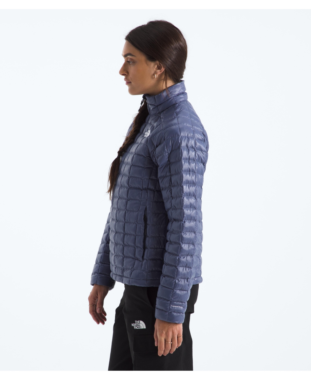 The North Face Women's Thermoball Zip-front Jacket In Blue