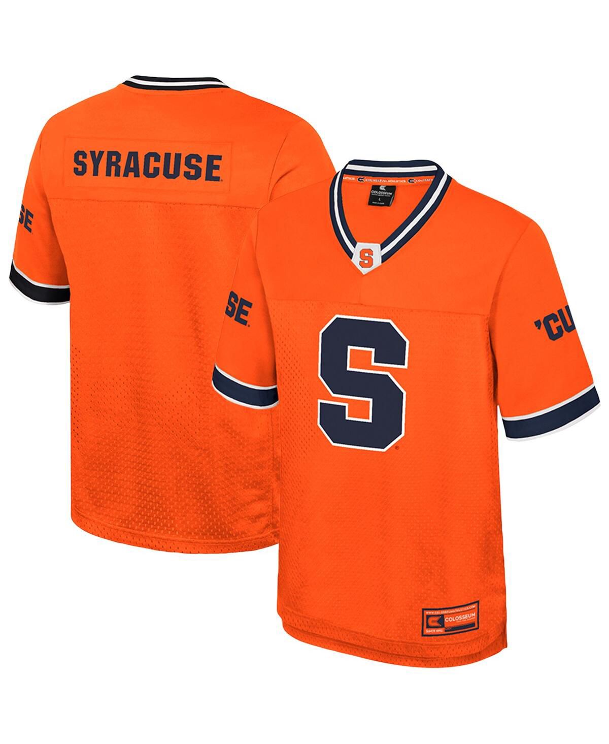 Мужская оранжевая майка Syracuse Orange от Nothing But The Hits Football