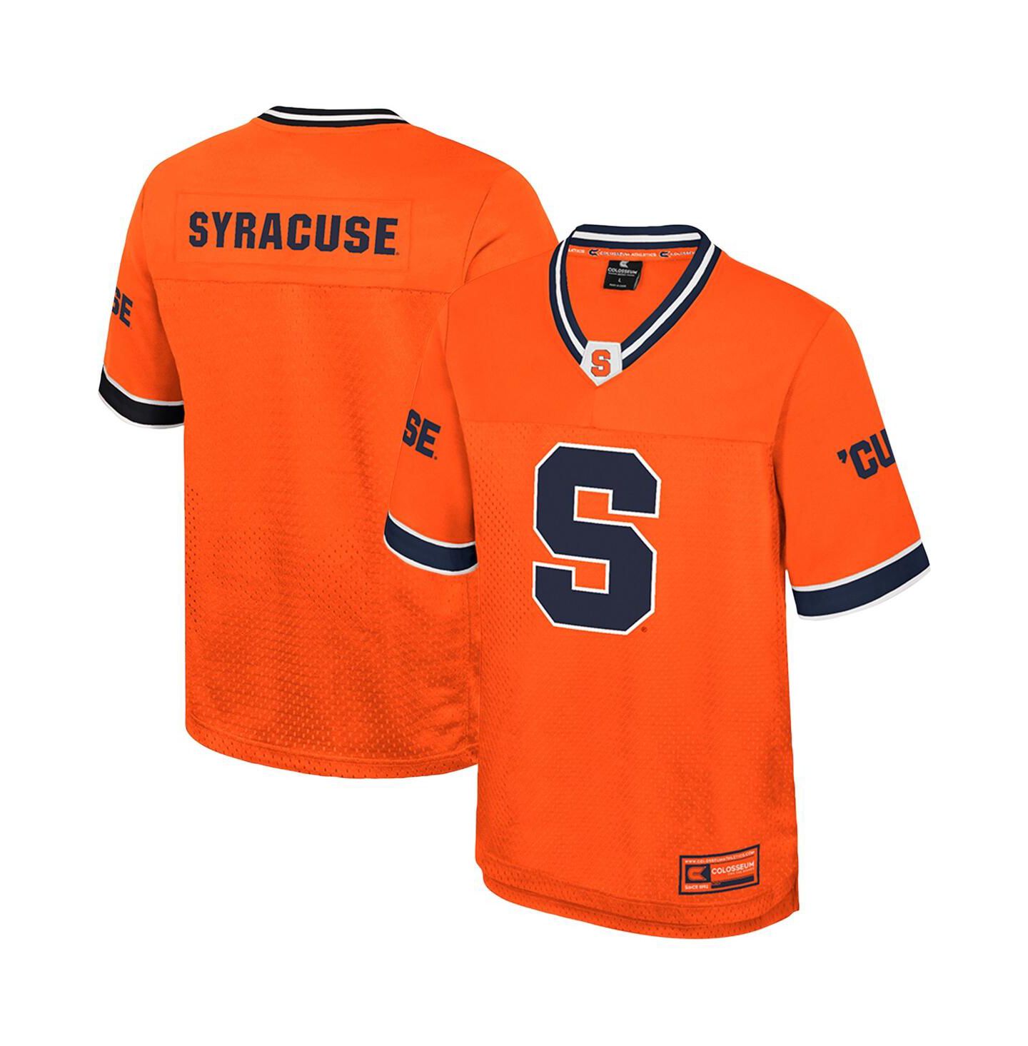 Мужской топ Colosseum Orange Syracuse Orange Nothing But The Hits Football Jersey — фото 1