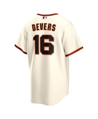 Men's Rafael Devers White San Francisco Giants Home Replica Player Jersey