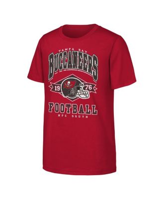 Outerstuff - Big Boys and Girls Red Tampa Bay Buccaneers Kick Off T-Shirt