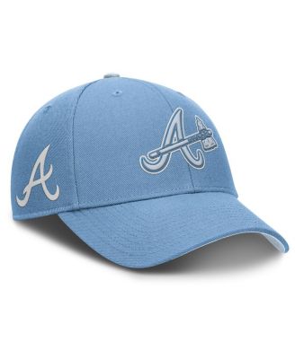 Nike - Men's Light Blue Atlanta Braves Rise Dri-Fit Adjustable Hat