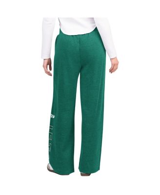Women's Green New York Jets Field Wide Leg Sweatpants