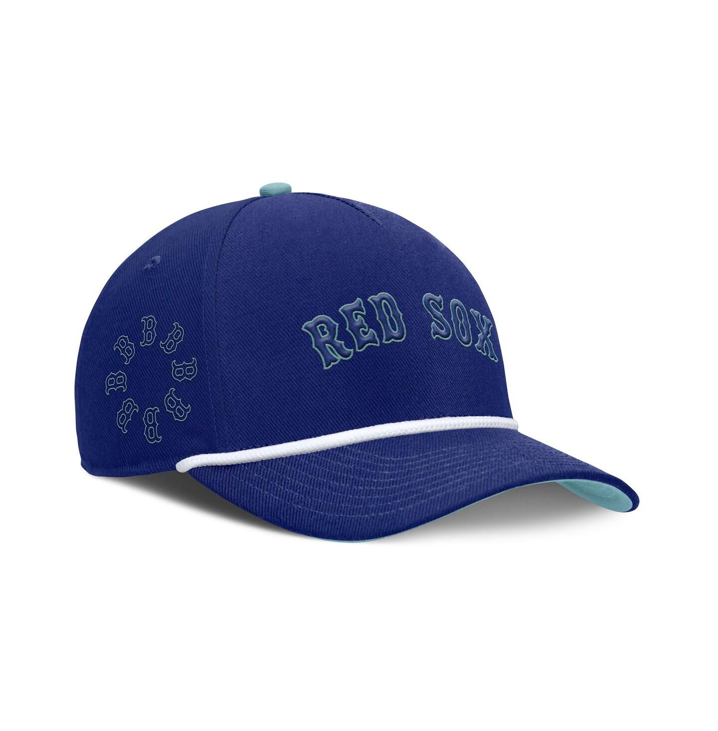 Мужская кепка Nike Royal Boston Red Sox Father's Day Rise Adjustable Hat — фото 1