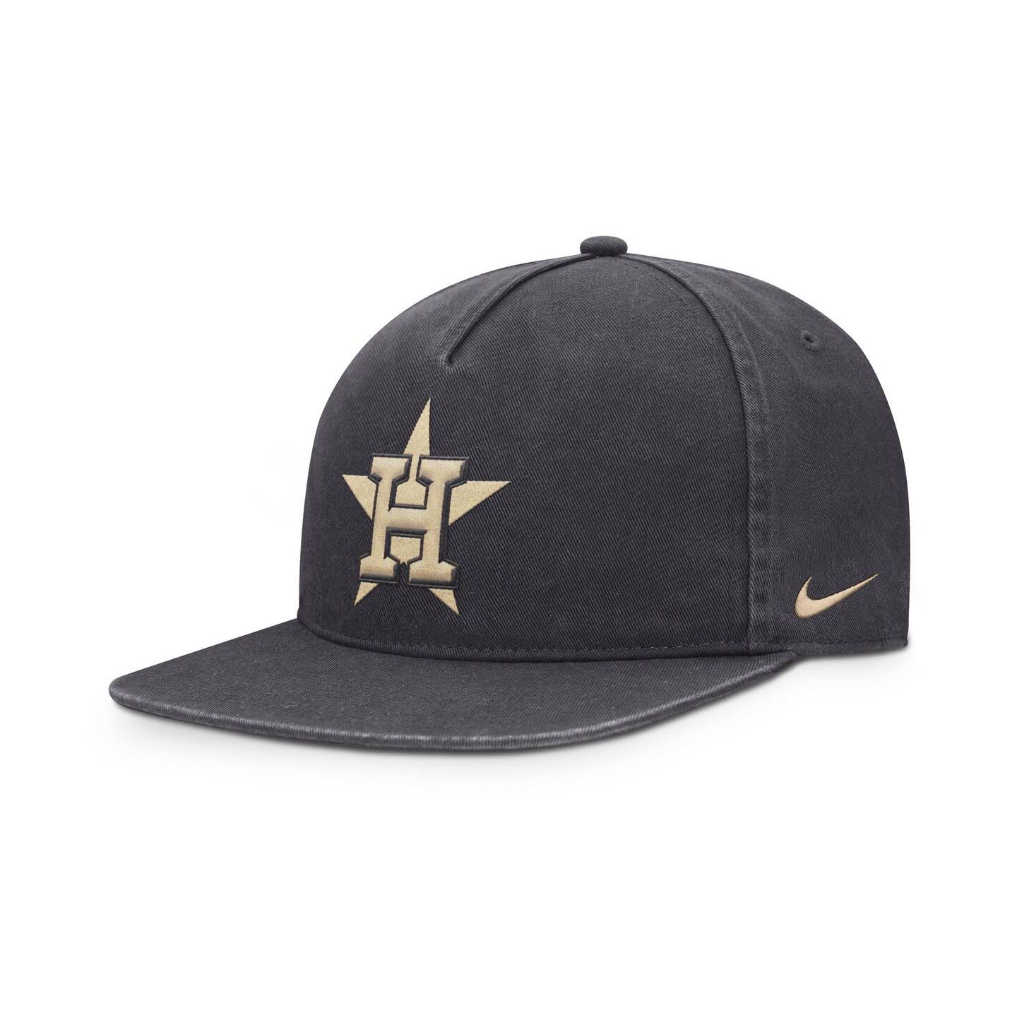 Мужская кепка Nike Anthracite Houston Astros Monotone Pro Adjustable Hat — фото 3