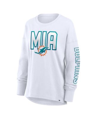 Women's White Miami Dolphins Hometown Legacy Long Sleeve T-Shirt
