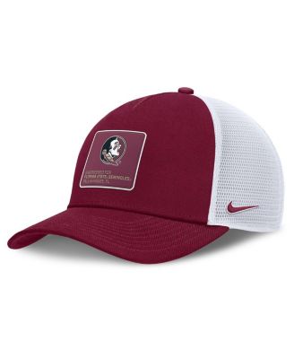 Nike - Men's Garnet/White Florida State Seminoles 2025 On-Field Rise Engineered Trucker Adjustable Hat