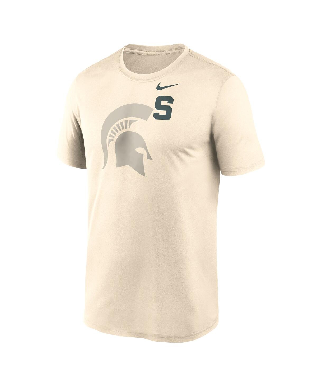 Nike Michigan State Campus Legend Shadow Logo  Men's Dri-fit College T-shirt In Brown