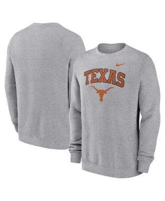 Nike - Men's Gray Texas Longhorns Arch Pullover Sweatshirt