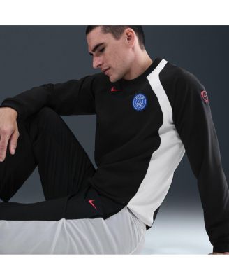 Men's Black Paris Saint-Germain Third 2025/26 T90 Pullover Sweatshirt