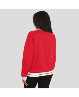 Women's Red Wisconsin Badgers Seal Sweatshirt