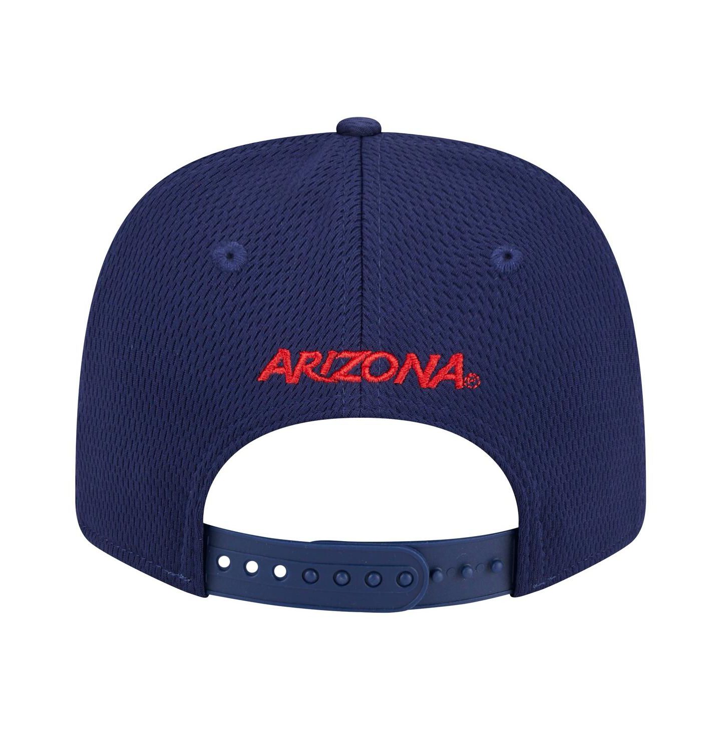 Мужской головной убор New Era Navy Arizona Wildcats Coolera 9SEVENTY Rope Stretch-Snap Hat — фото 2